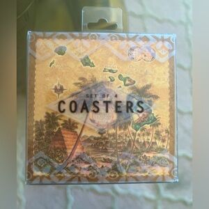 New NWT Hawaii Souvenir Coasters - 4 Pieces
